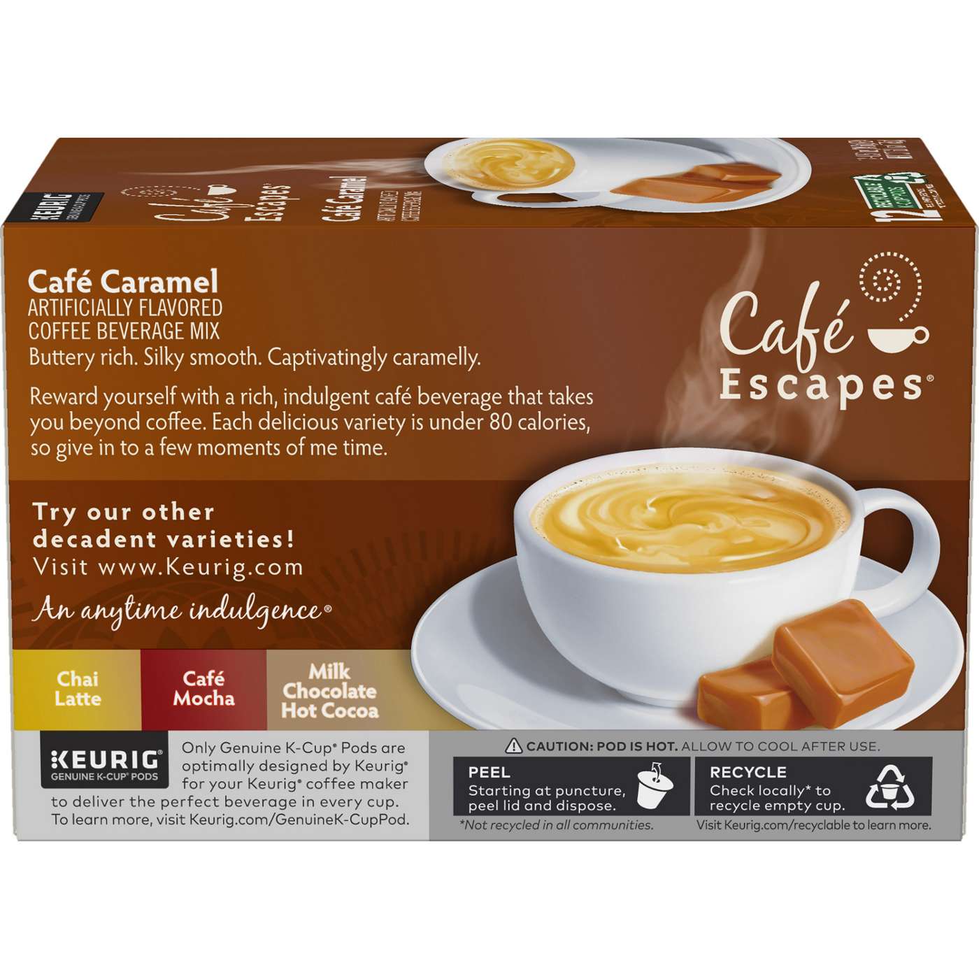 Cafe Escapes Cafe Caramel Single Serve Coffee K Cups Shop Coffee at HEB