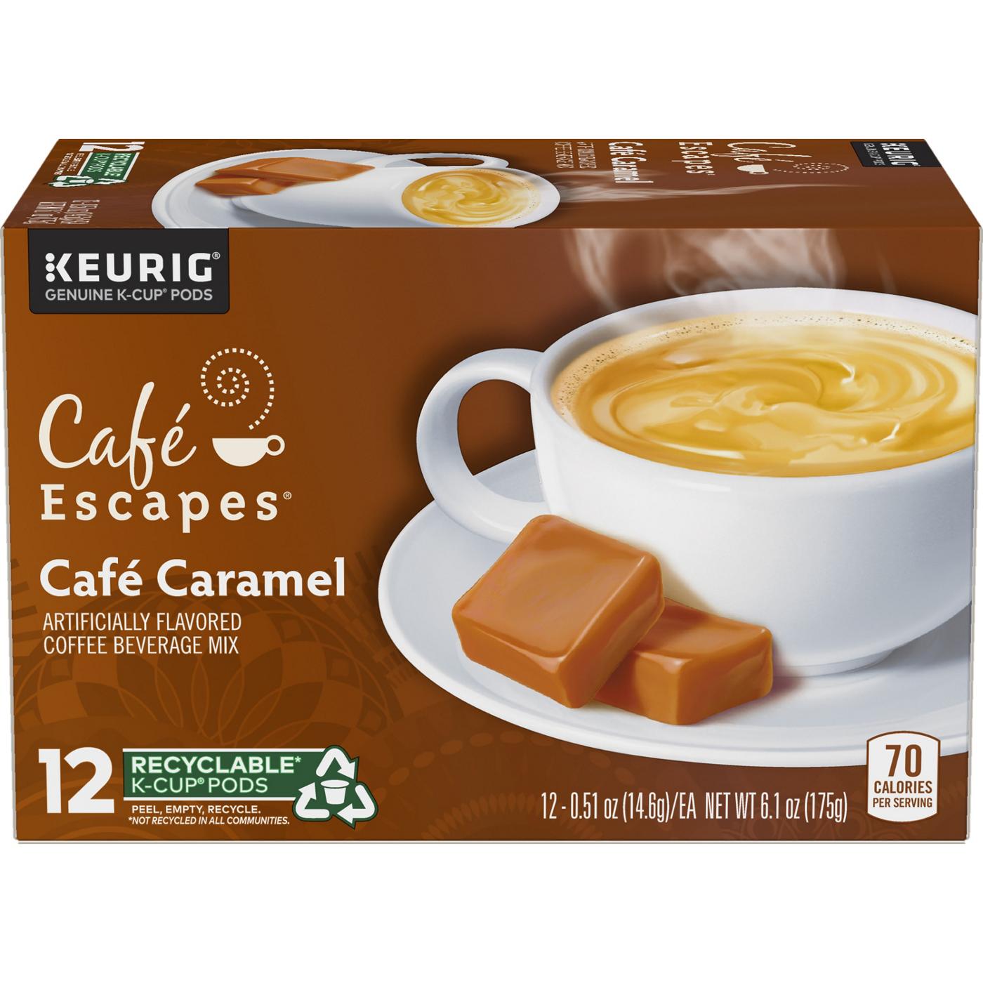 Cafe Escapes Cafe Caramel Single Serve Coffee K Cups; image 5 of 5