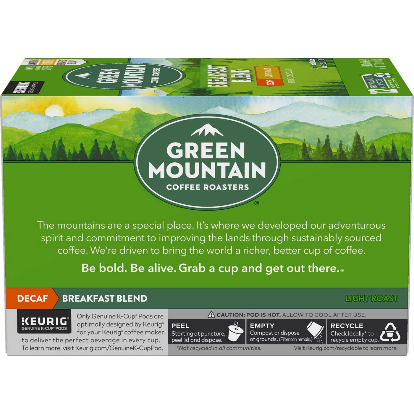 Green Mountain Coffee Breakfast Blend Decaf Light Roast Single Serve Coffee K Cups; image 2 of 6