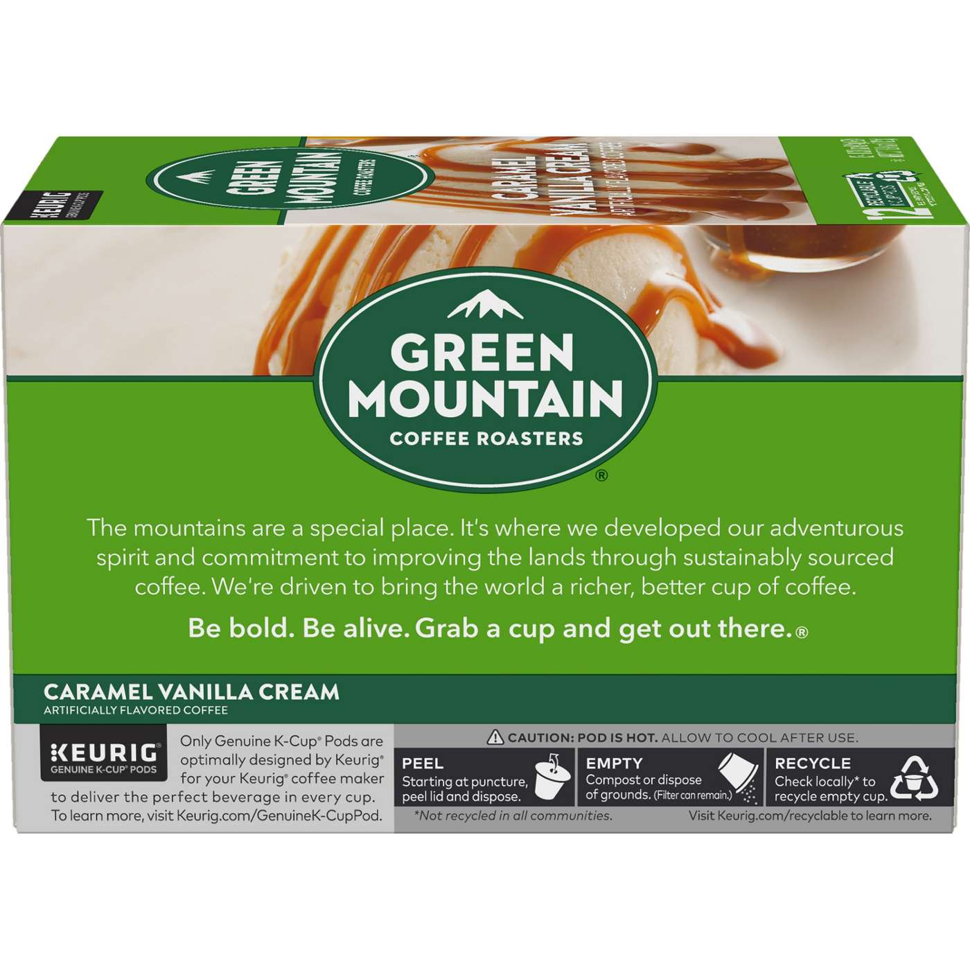 Green Mountain Coffee Caramel Vanilla Cream Light Roast Single Serve Coffee K Cups; image 3 of 5