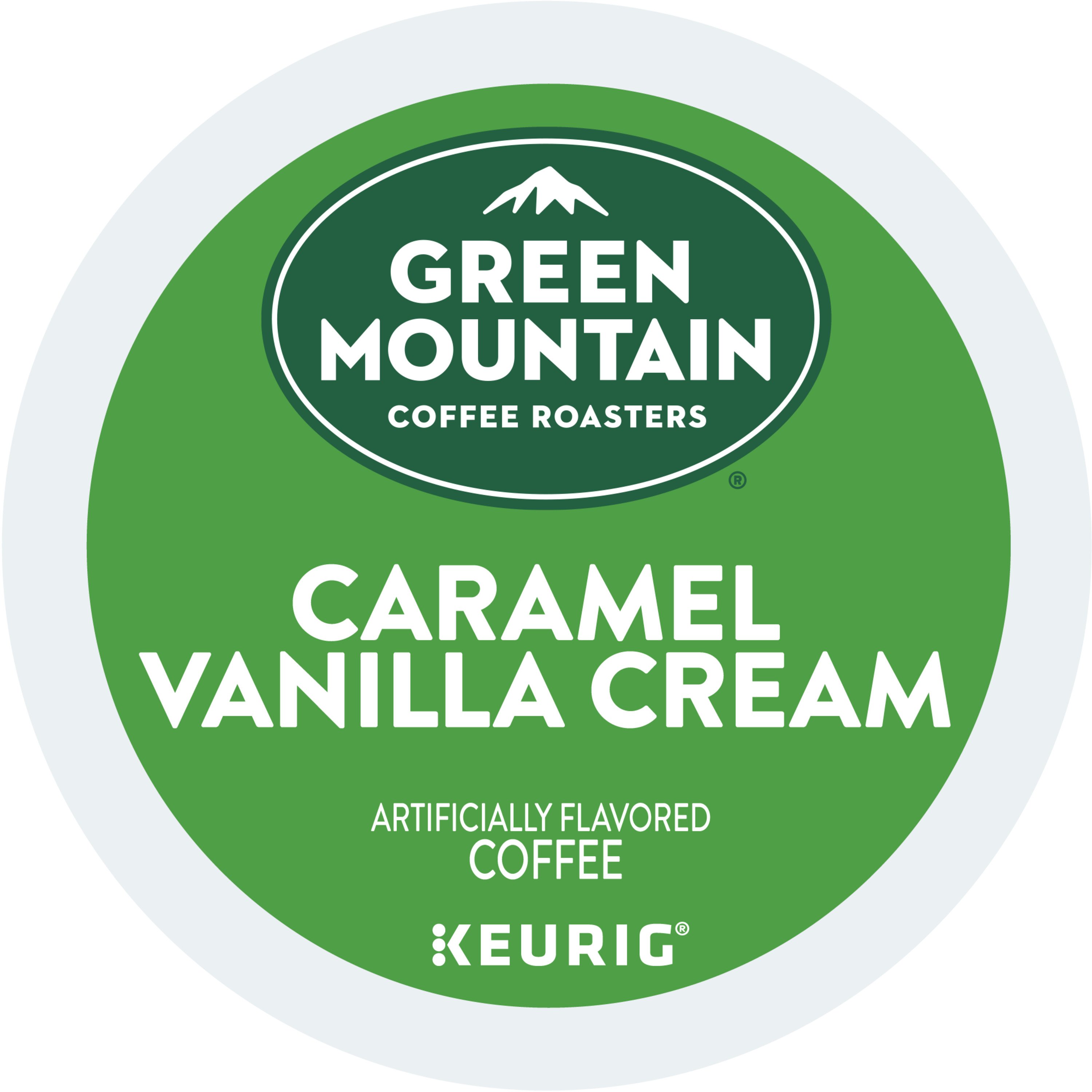 Green Mountain Coffee Caramel Vanilla Cream Light Roast Single
