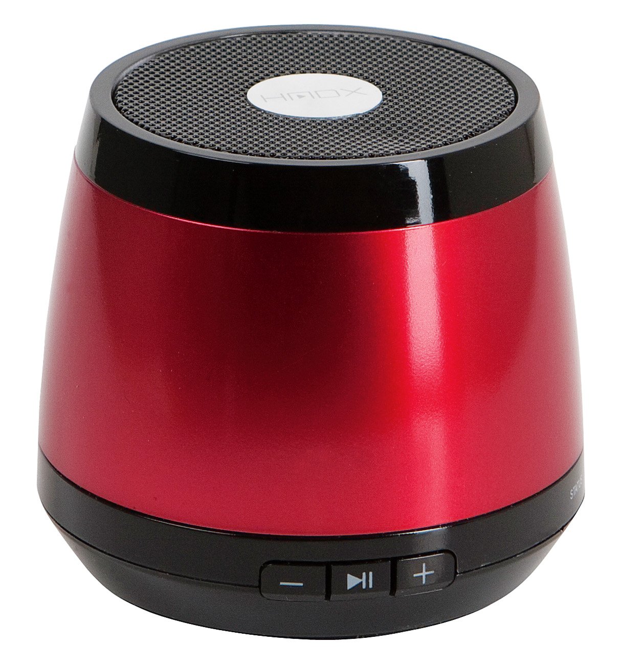 Small cheap red speaker