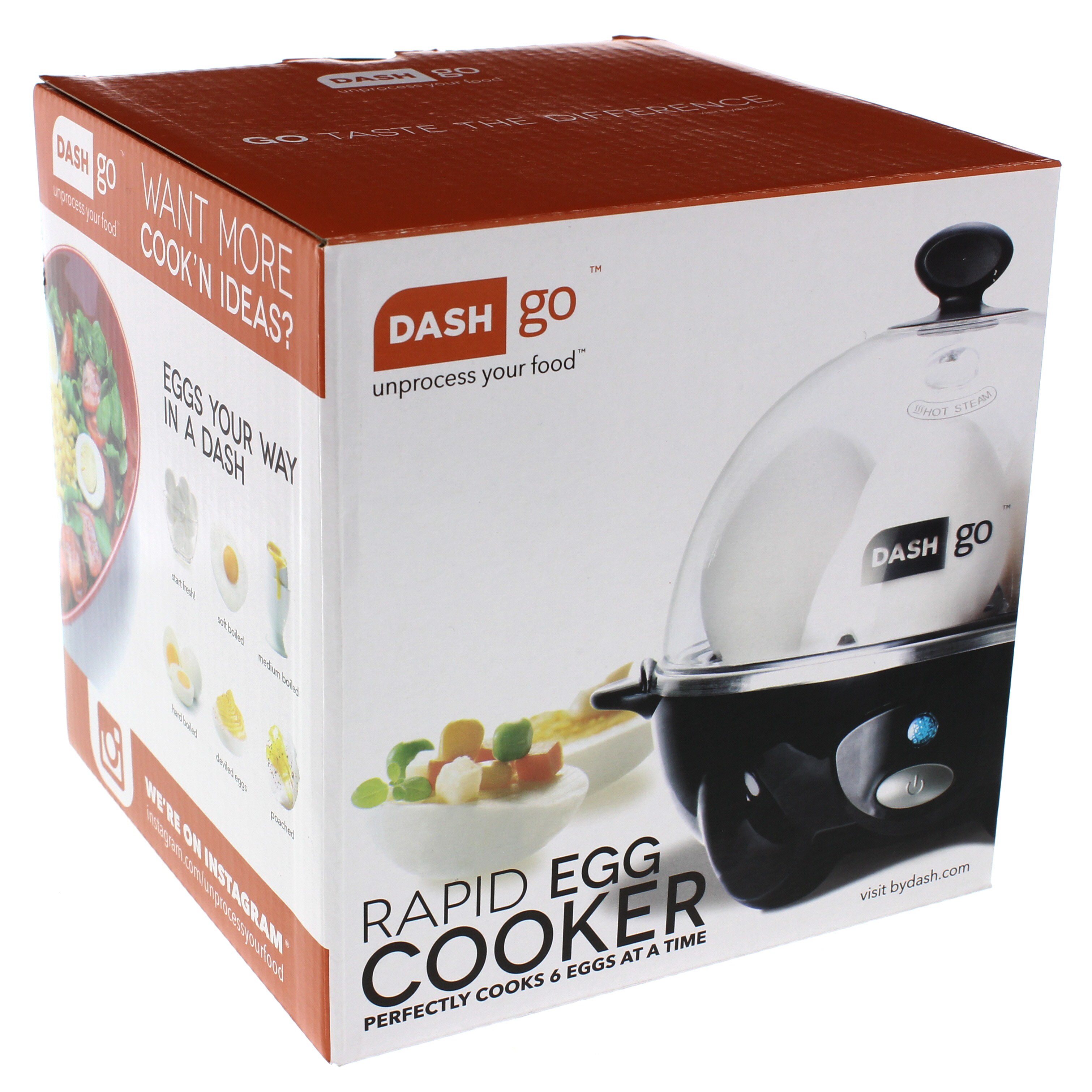 Dash Go Rapid Egg Cooker, Black - Shop Cookers & Roasters at H-E-B