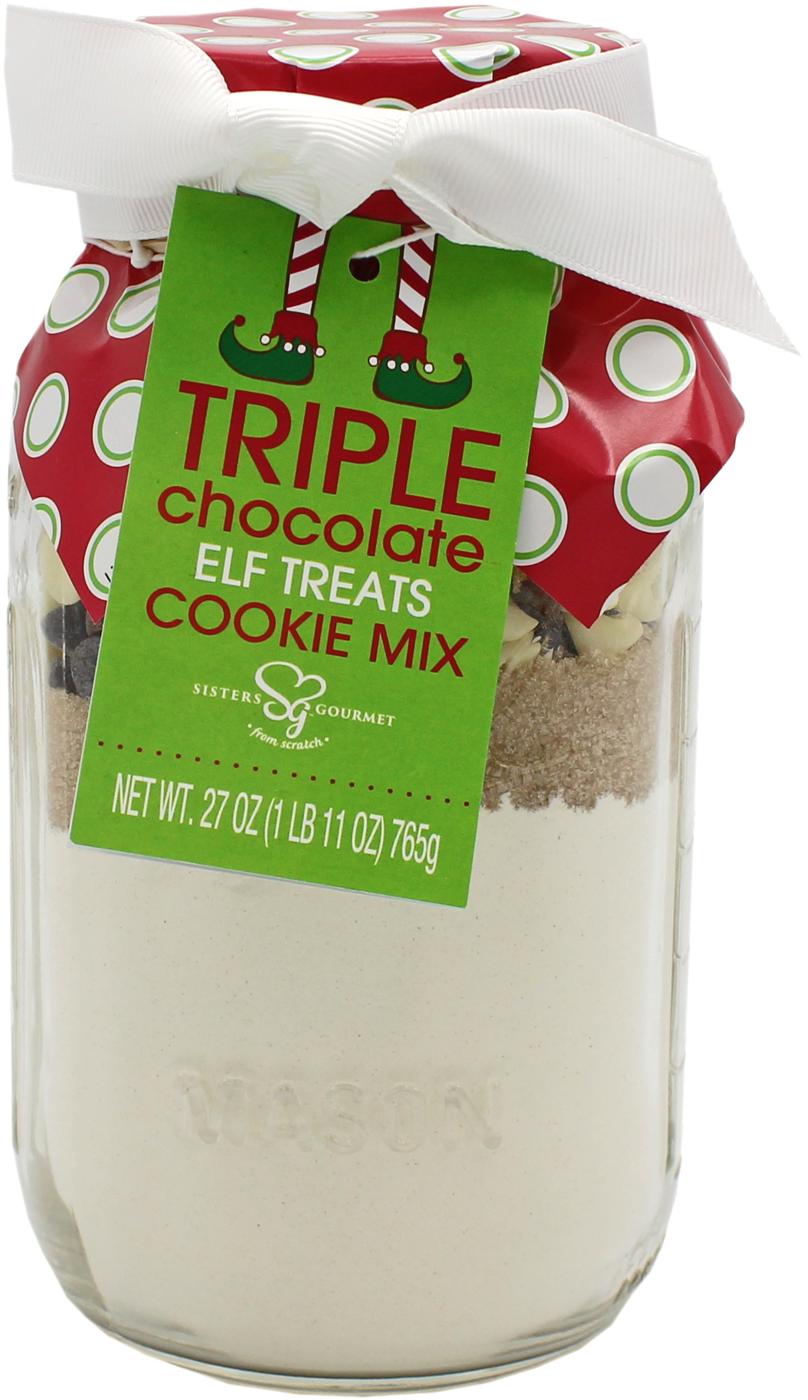 Sisters Gourmet Triple Chocolate Elf Treats Cookie Mix; image 1 of 2