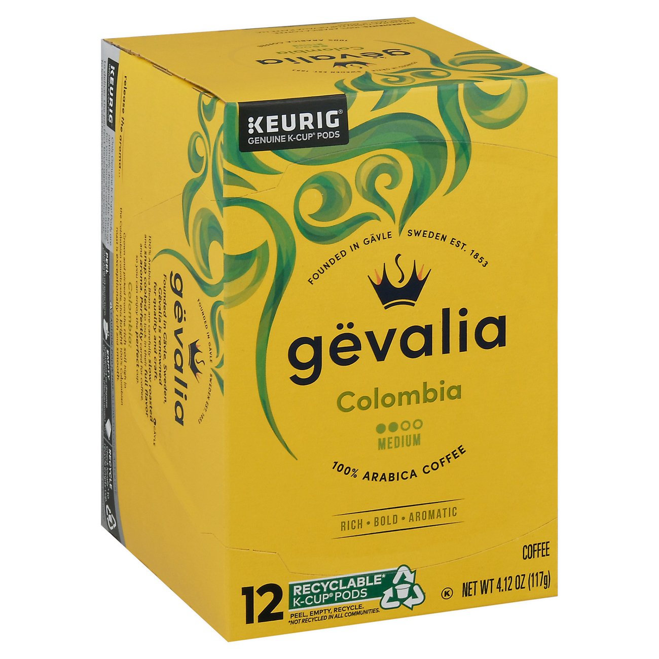 Gevalia k 2025 cups colombian