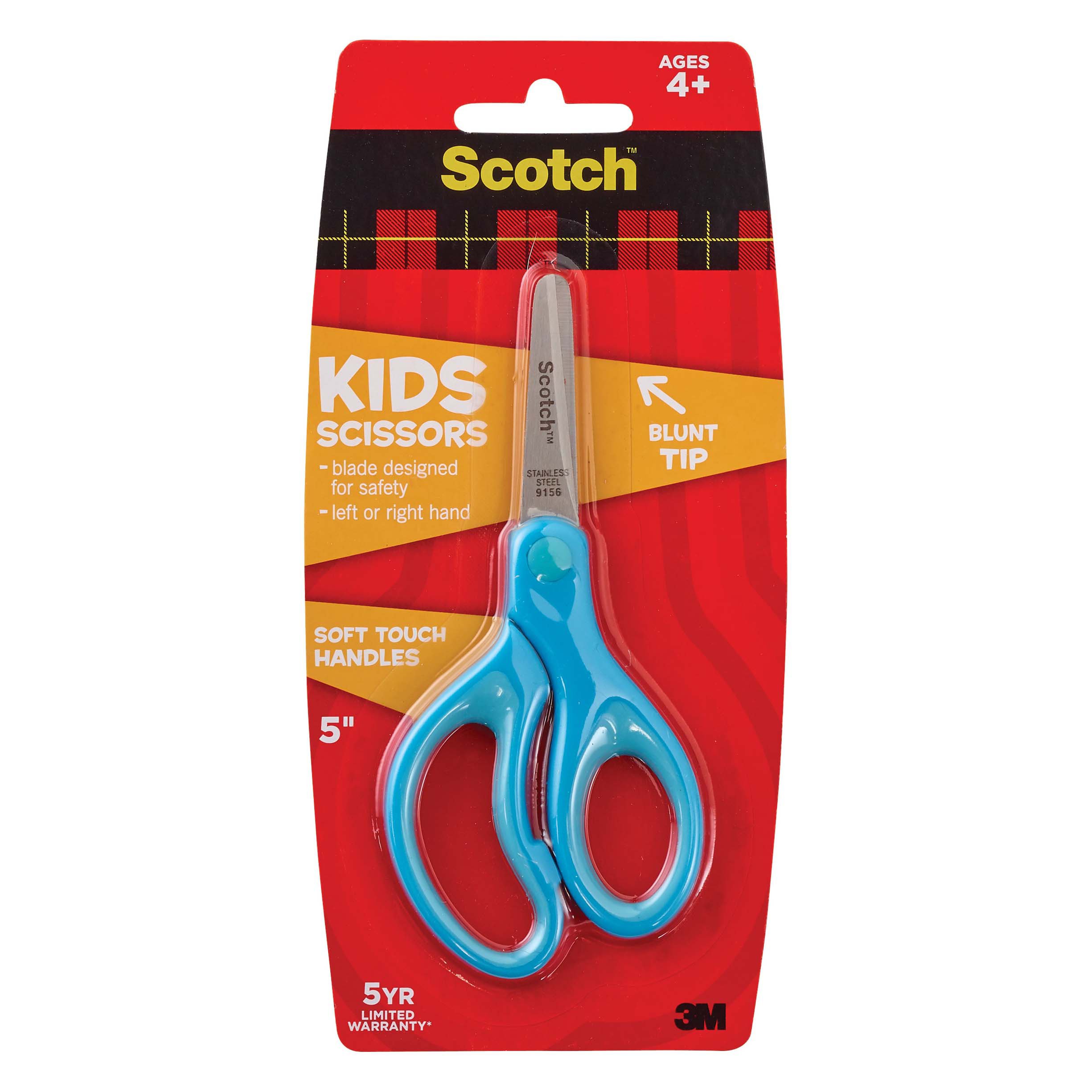 H-E-B Kids Blunt Tip Stainless Steel Scissors - Blue - Shop Tools