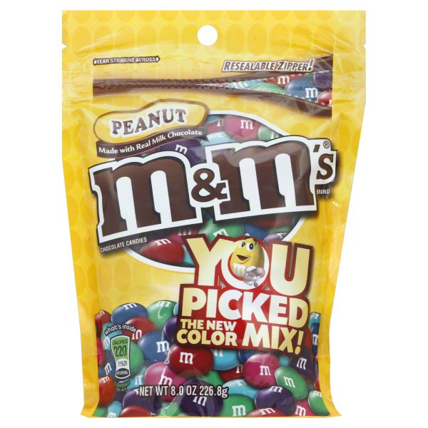 M&M'S Peanut Milk Chocolate Grab n Go Candy - Shop Candy at H-E-B