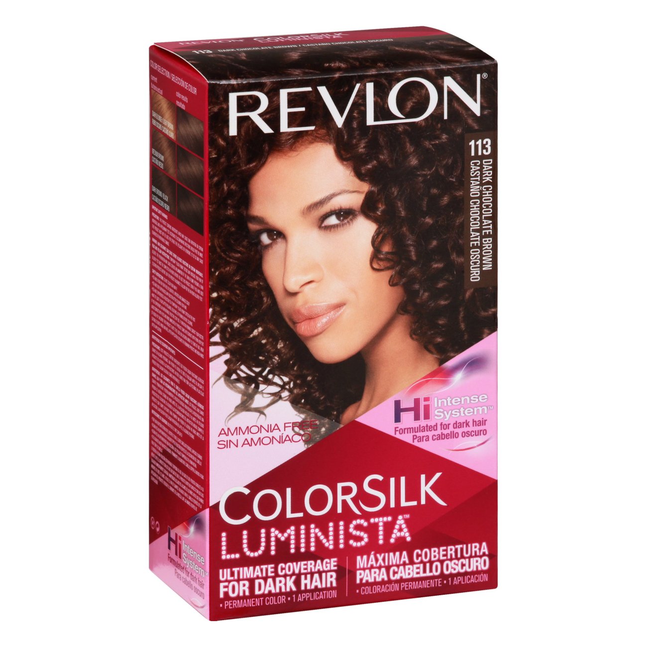 Revlon Colorsilk Luminsta 113 Dark Chocolate Brown Permanent Color Shop Hair Color At H E B