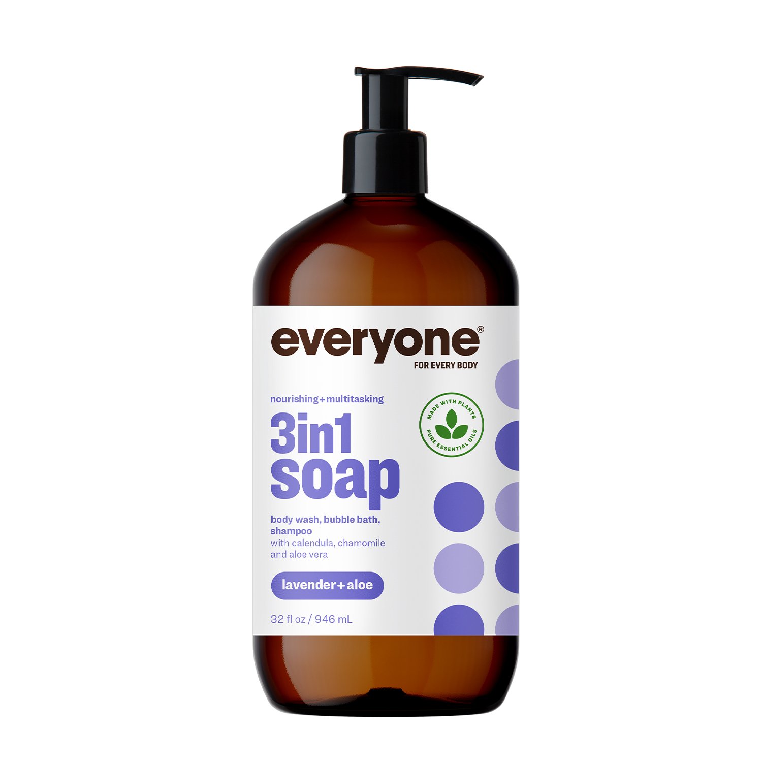 Everyone 3in1 Body Wash Shampoo & Bubble Bath Lavender + Aloe Shop