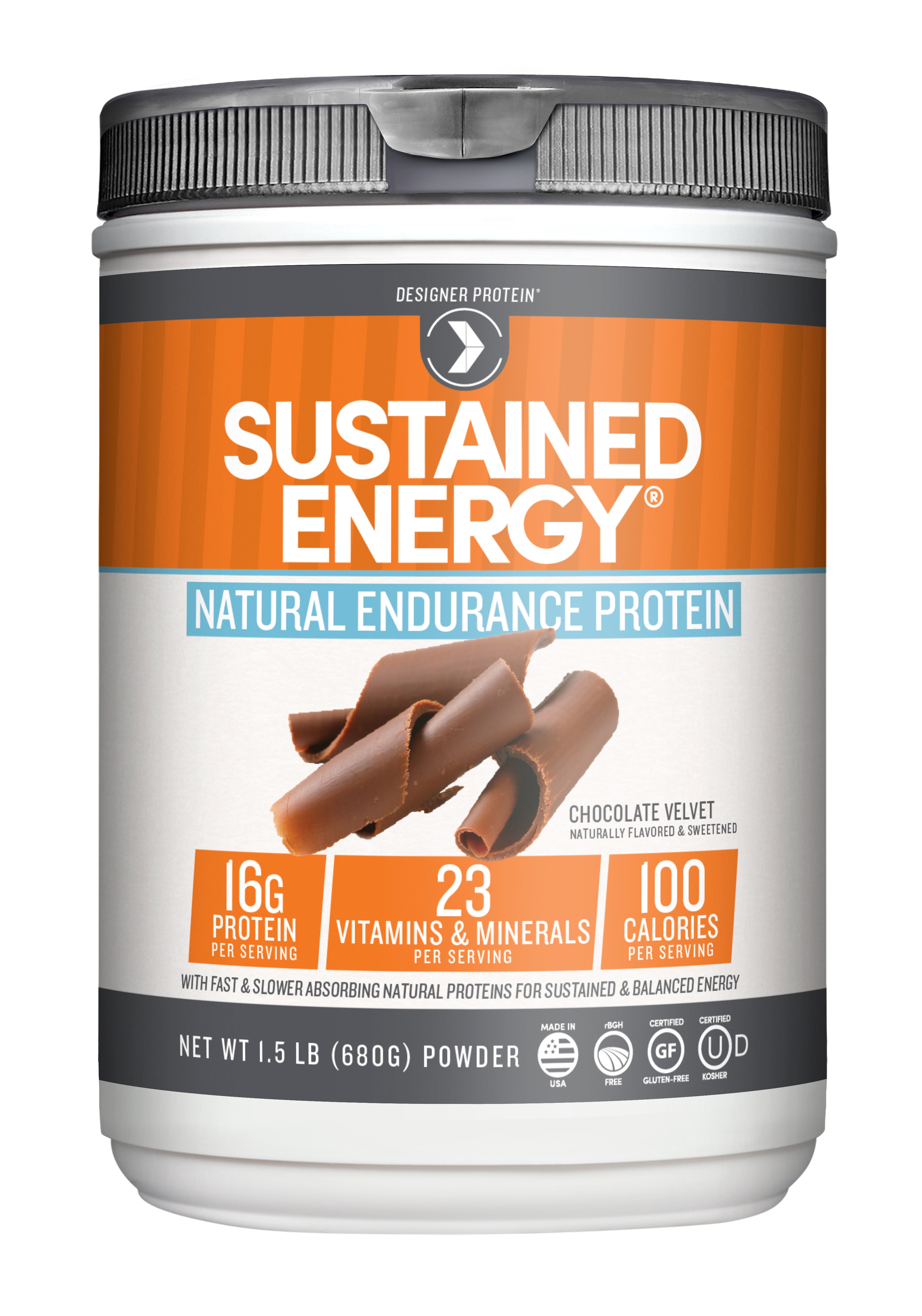 Designer Protein Designer Whey Sustained Energy - Chocolate Velvet ...