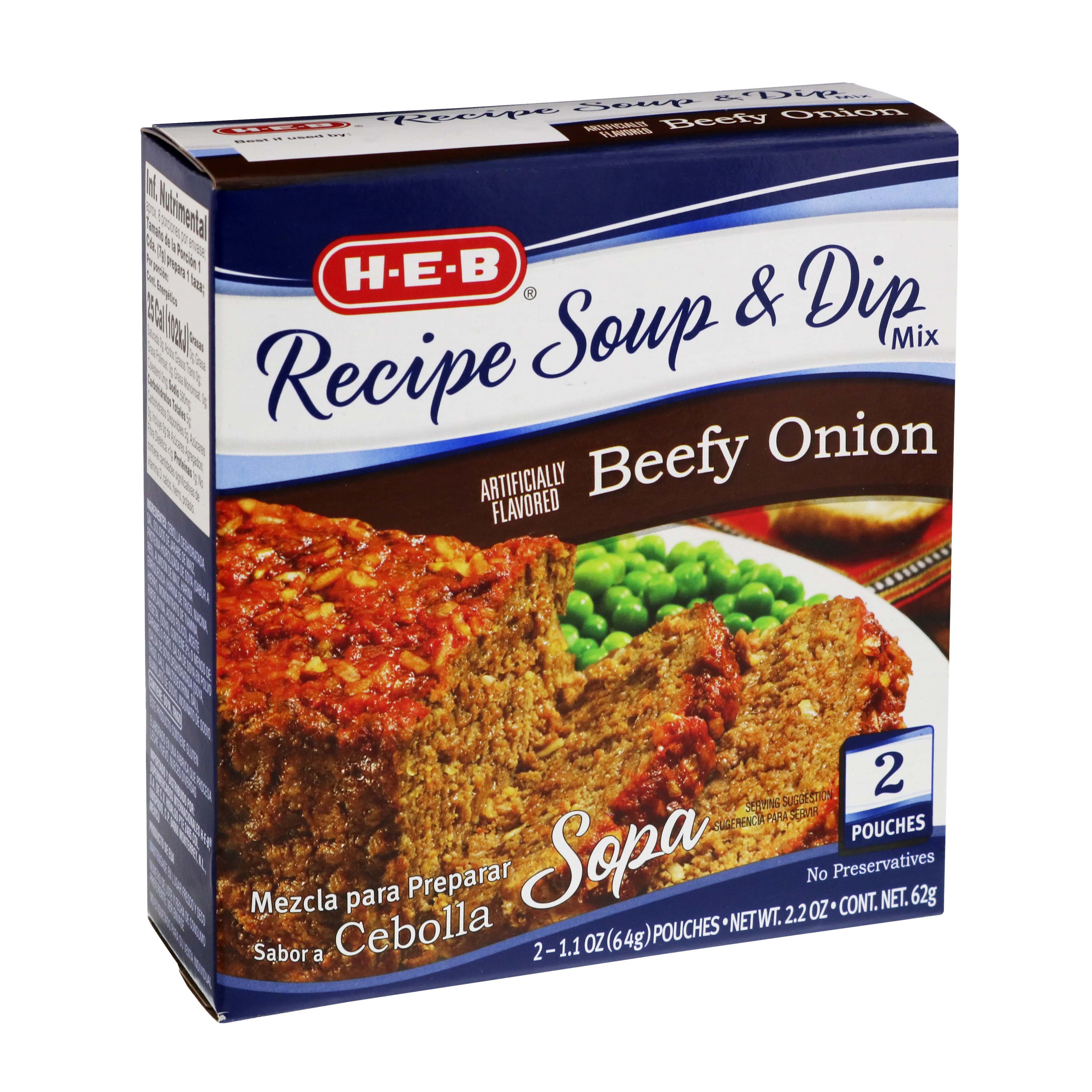 H-E-B Onion Recipe Soup and Dip Mix - Shop Soups & Chili at H-E-B