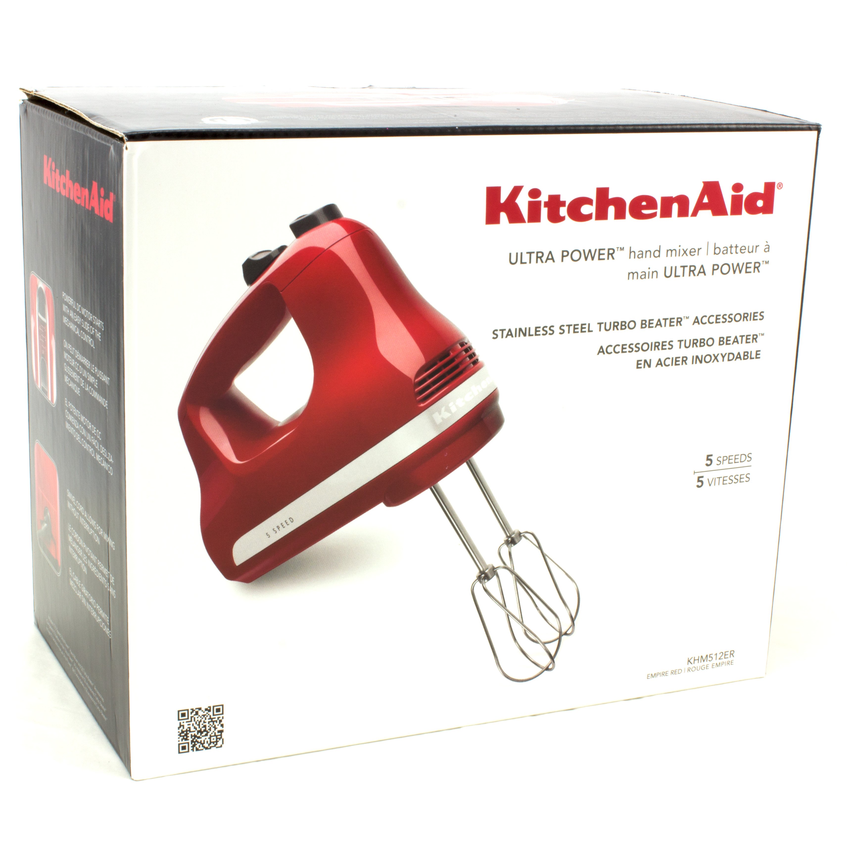 KitchenAid Empire Red 20 Speed Hand Mixer