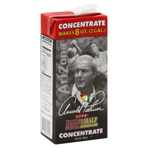 Arizona Lite Arnold Palmer Half and Half Iced Tea Lemonade Concentrate Shop Tea at HEB