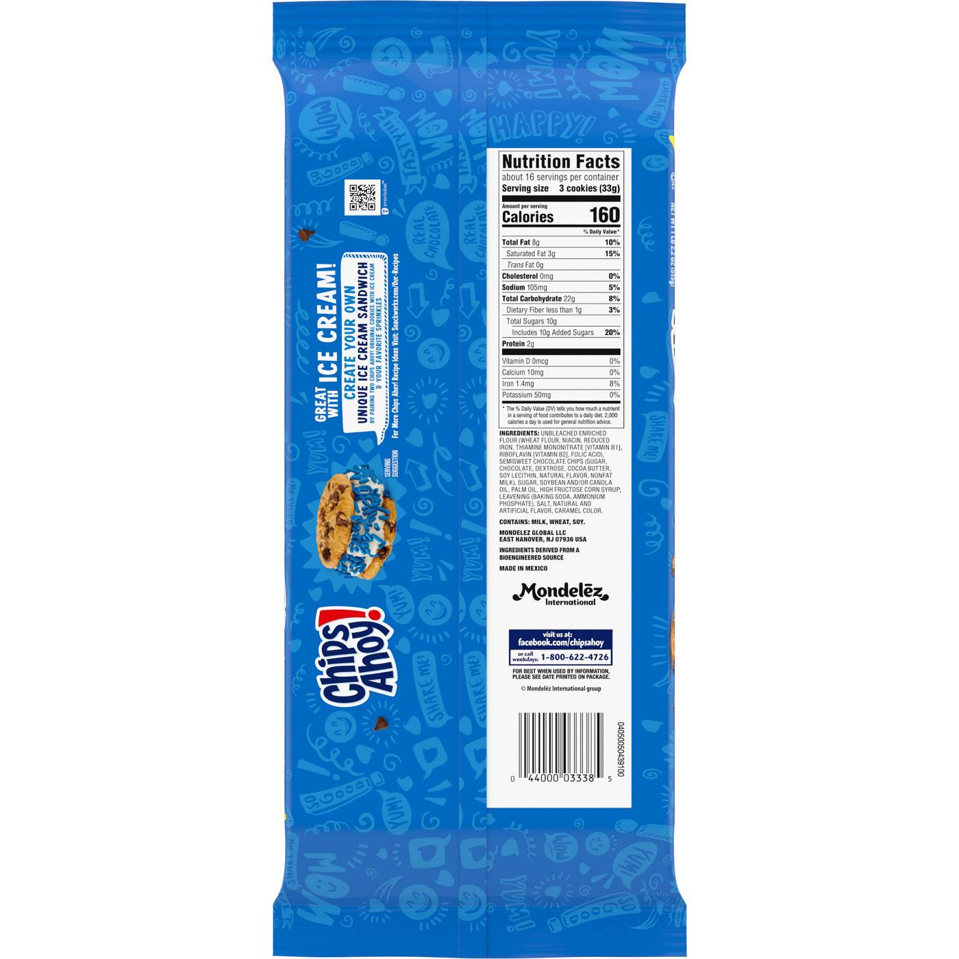 Chips Ahoy! Original Chocolate Chip Cookies Family Size; image 9 of 9