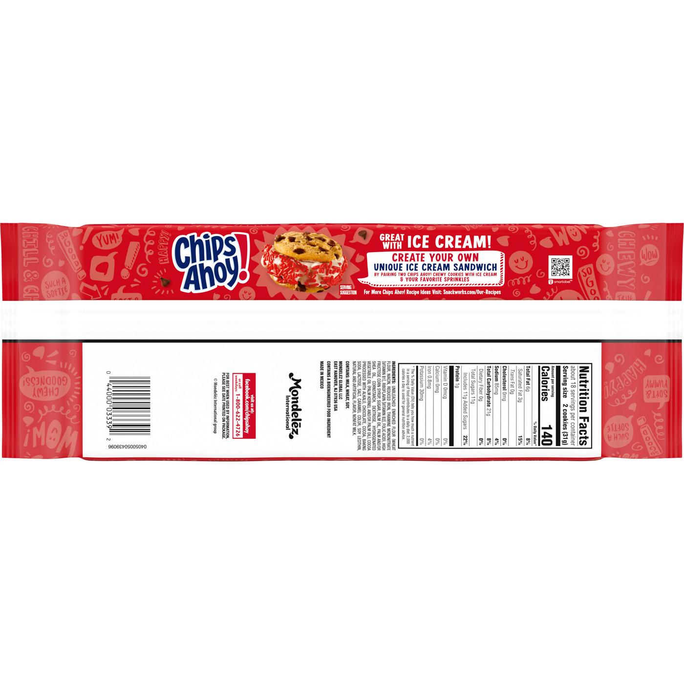 Chips Ahoy! Chewy Chocolate Chip Cookies Family Size; image 2 of 10