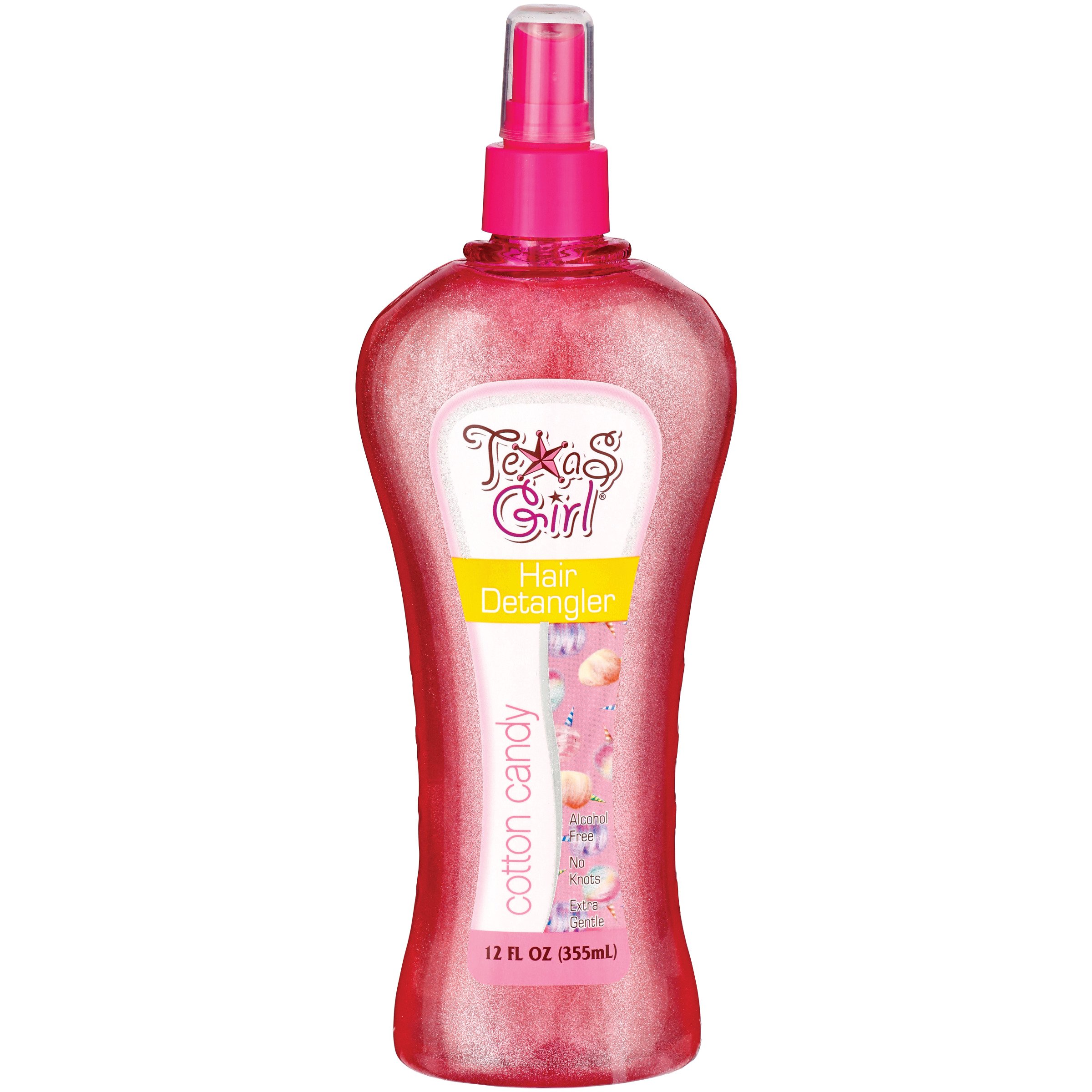 Texas Girl Kid’s Hair Detangler Cotton Candy Shop Styling products