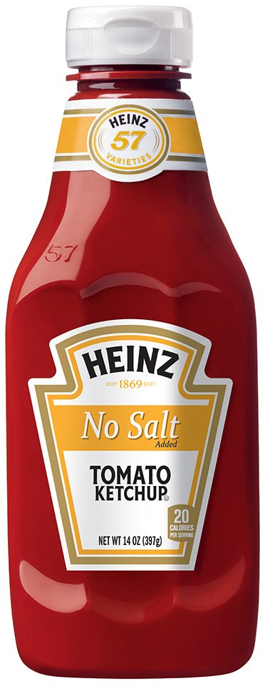 Heinz No Salt Added Tomato Ketchup Shop Ketchup At H E B