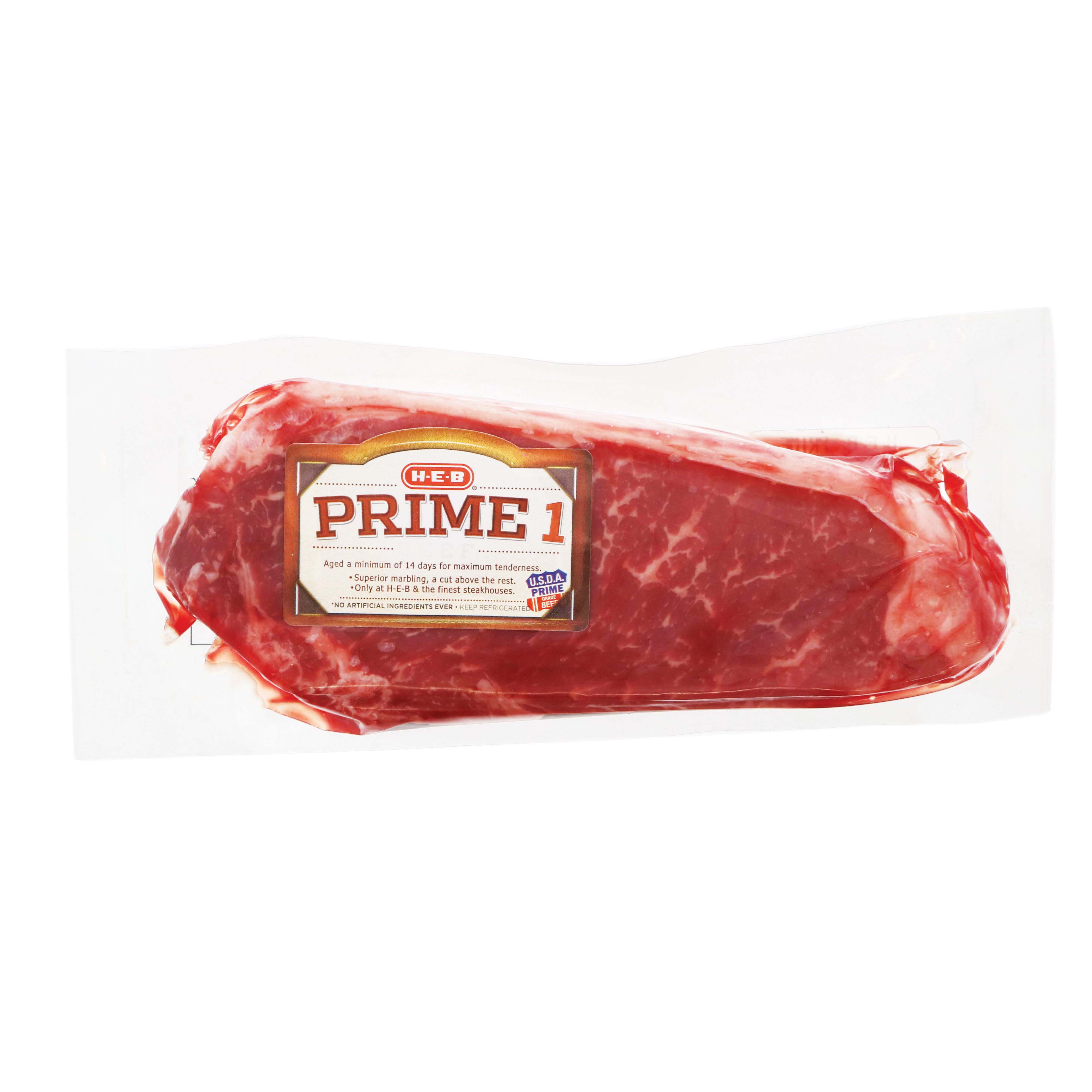 H-E-B Prime 1 Boneless Beef Strip Steak - Shop Beef At H-E-B