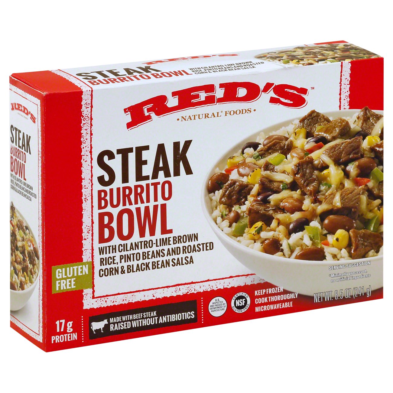 Red's Steak Burrito Bowl Shop Entrees & sides at HEB