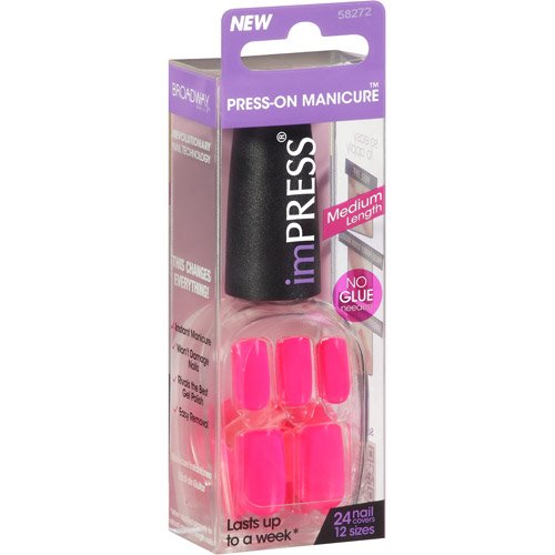 Broadway Nails imPRESS Medium Length Press-On Manicure - Media Darling - Shop Nail sets at H-E-B