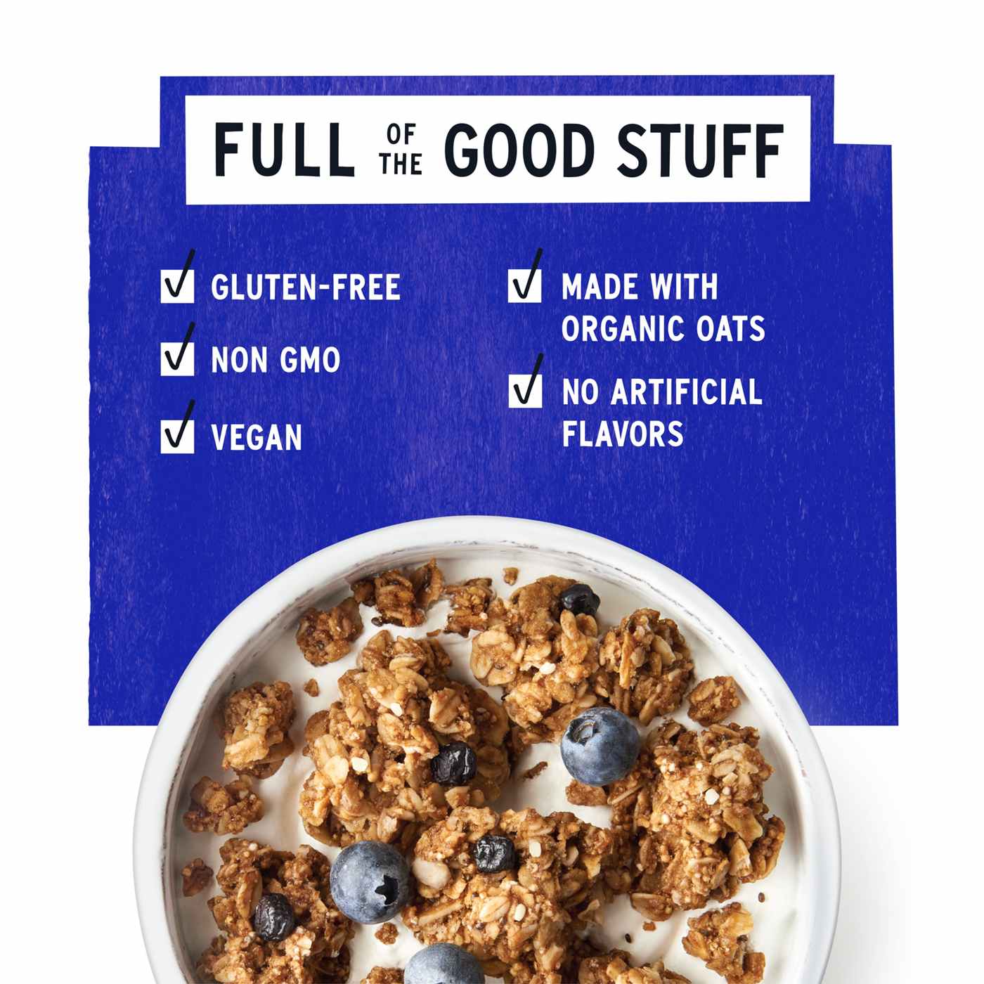 Purely Elizabeth Organic Blueberry Hemp Ancient Grain Granola; image 4 of 6