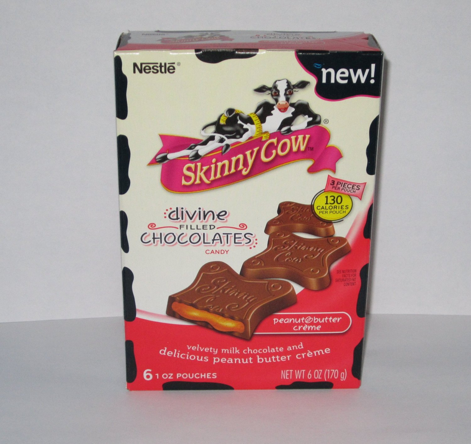 Skinny Cow Divine Filled Chocolate Peanut Butter Cream 6 Ct Shop