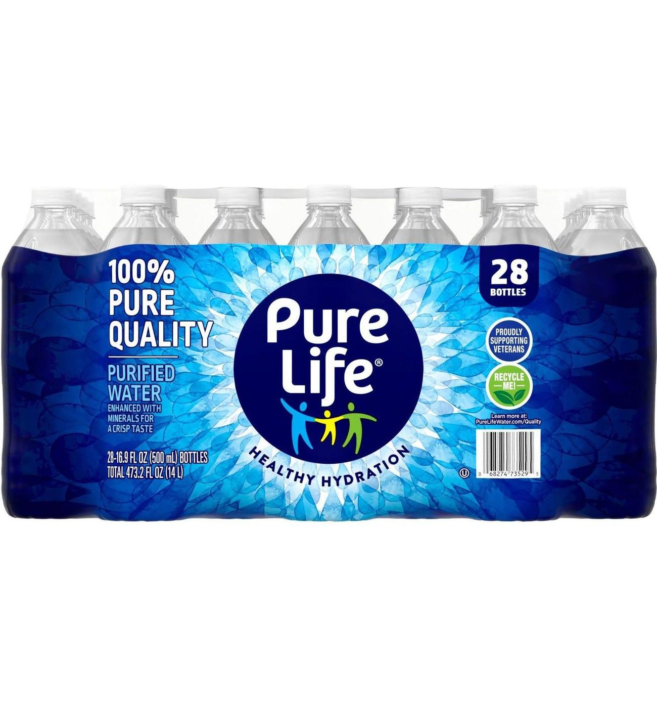 Pure Life Purified Water 28 pk Bottles; image 5 of 6