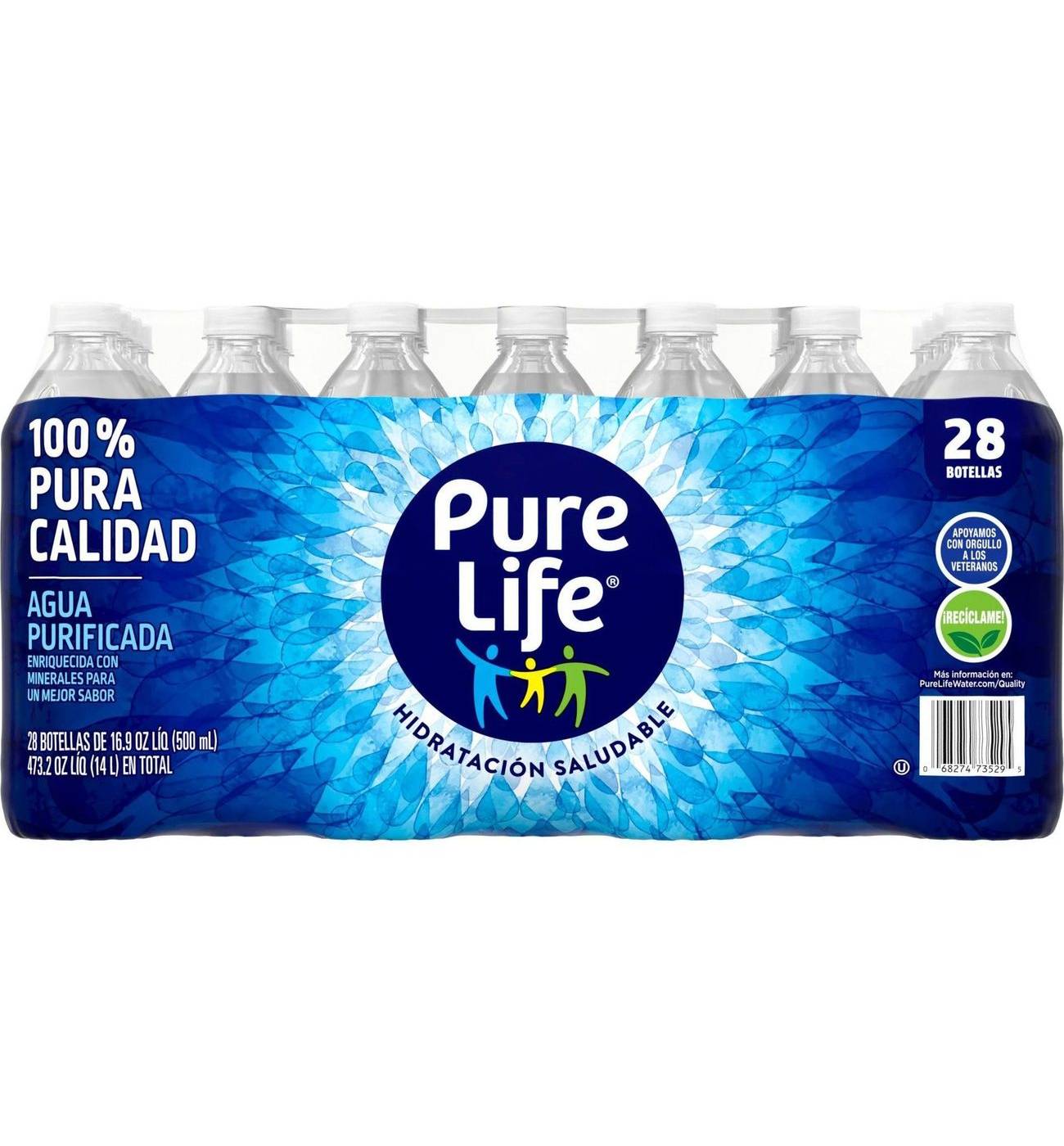 Pure Life Purified Water 28 pk Bottles; image 6 of 6
