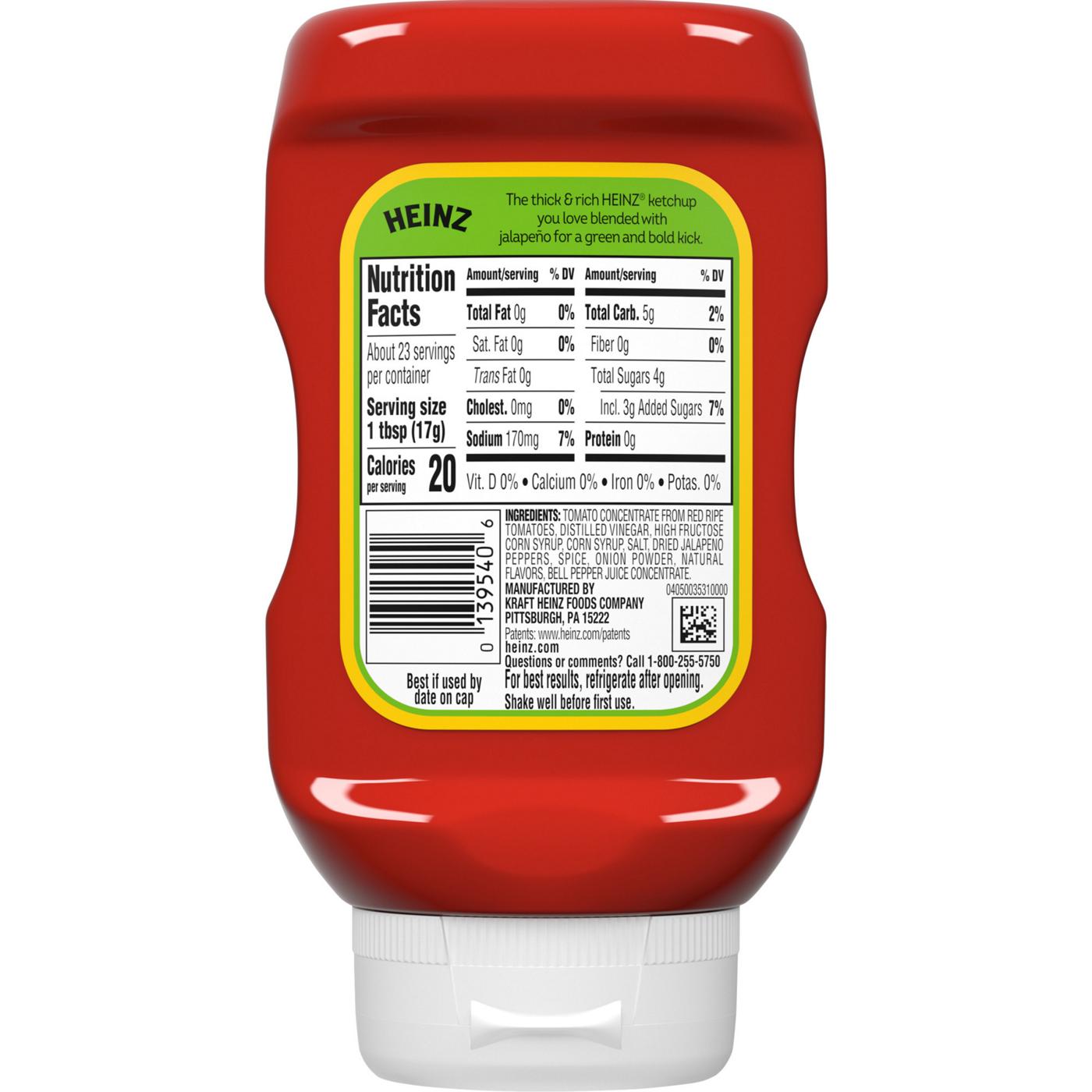 Heinz Jalapeno Tomato Ketchup; image 10 of 11