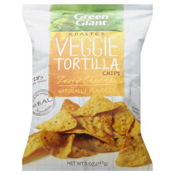 Green Giant Roasted Zesty Cheddar Veggie Tortilla Chips Shop Chips at