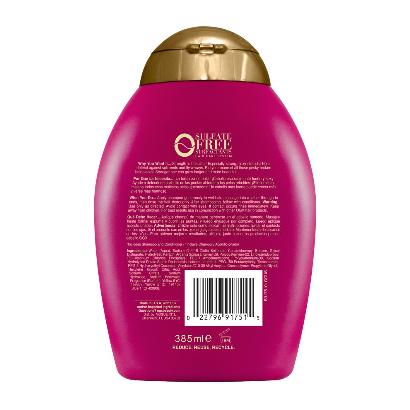 OGX Anti-Breakage + Keratin Oil Shampoo; image 2 of 2