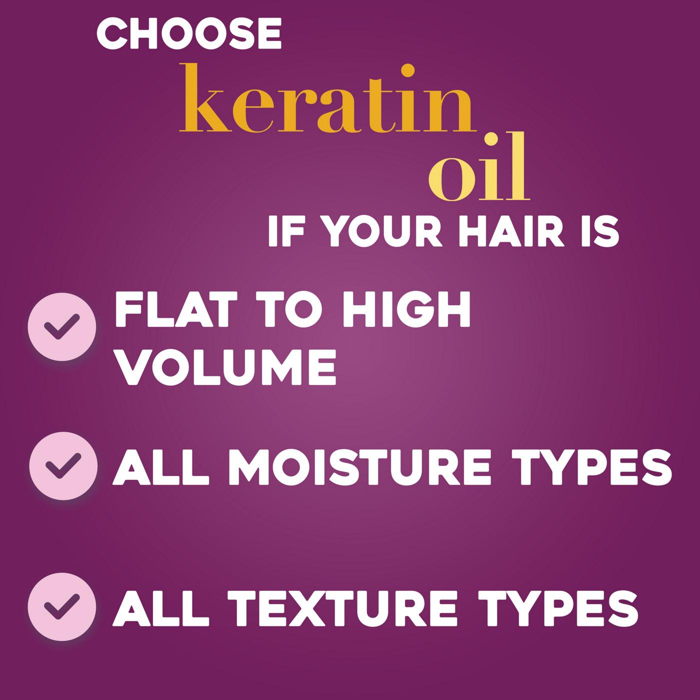 OGX Anti-Breakage + Keratin Oil Conditioner; image 3 of 6