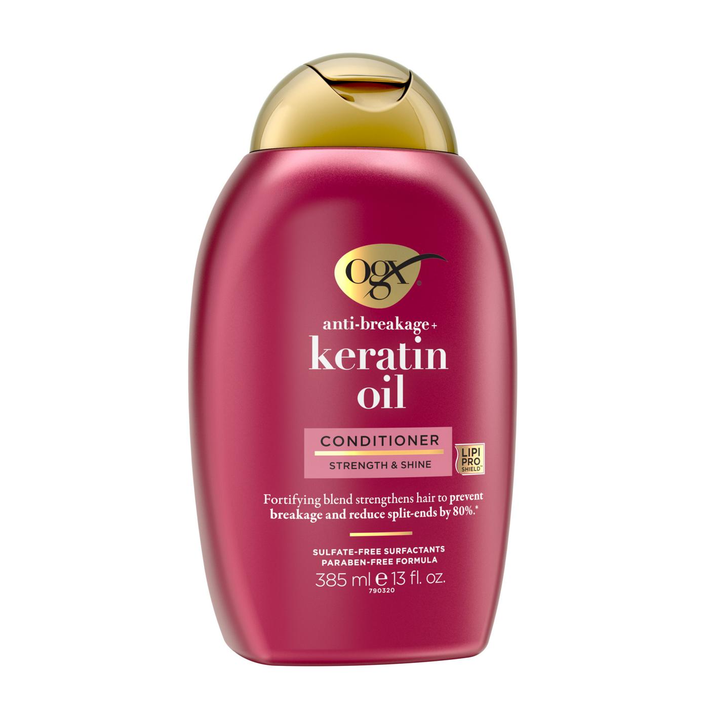 OGX Anti-Breakage + Keratin Oil Conditioner; image 5 of 6