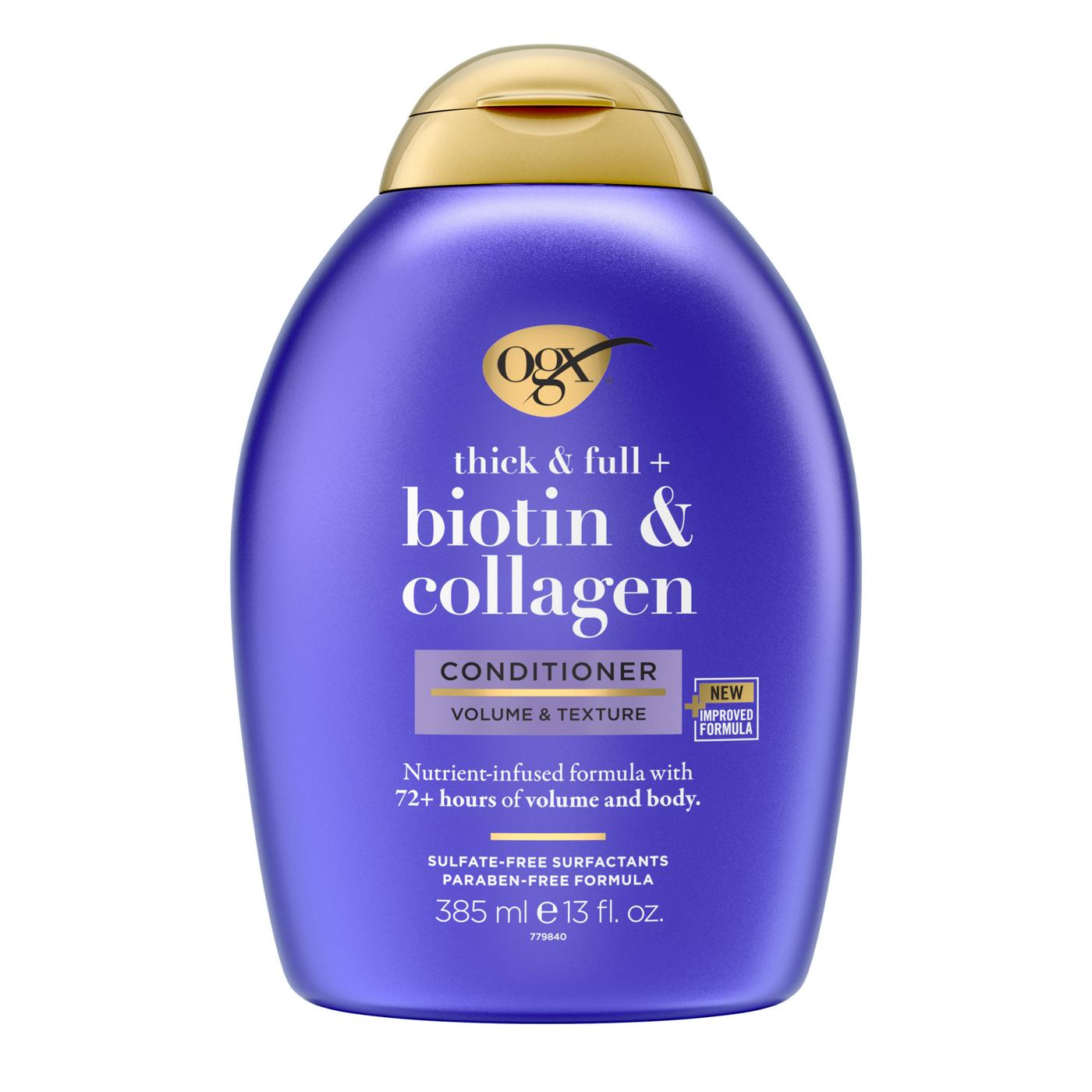 OGX Thick & Full + Biotin & Collagen Conditioner; image 1 of 8