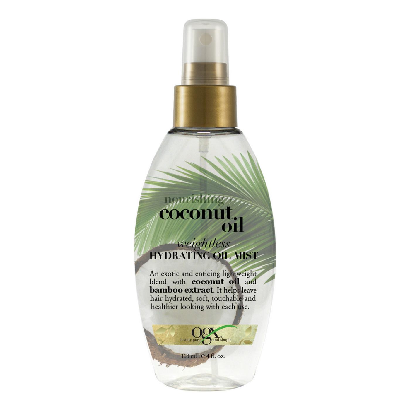 OGX Nourishing + Coconut Oil Weightless Hydrating Oil Mist; image 1 of 3