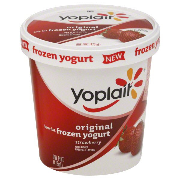 Yoplait Original Low Fat Strawberry Frozen Yogurt - Shop Frozen Yogurt ...
