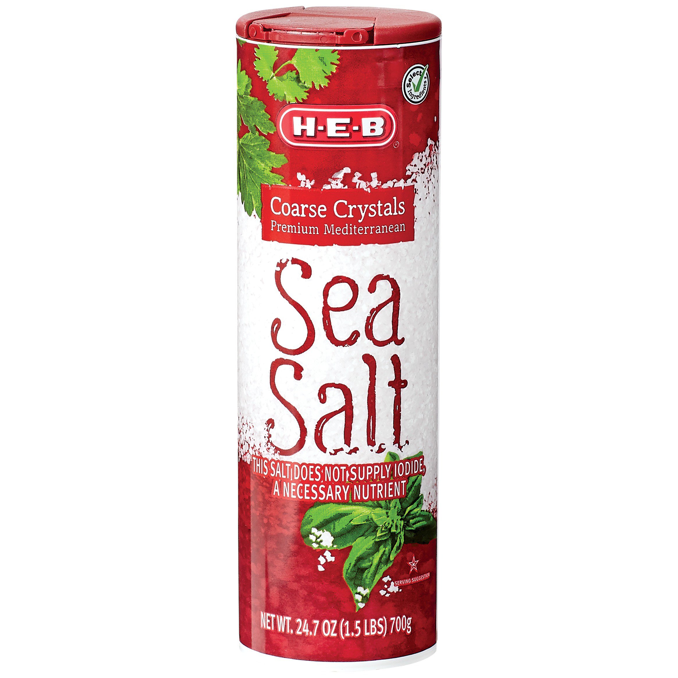 H-E-B Mediterranean Sea Salt with Grinder