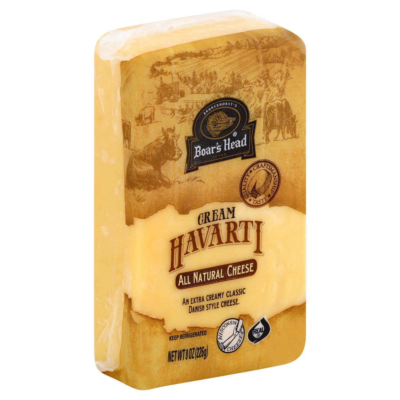 Boar's Head Cream Havarti Plain Cheese - Shop Cheese at H-E-B