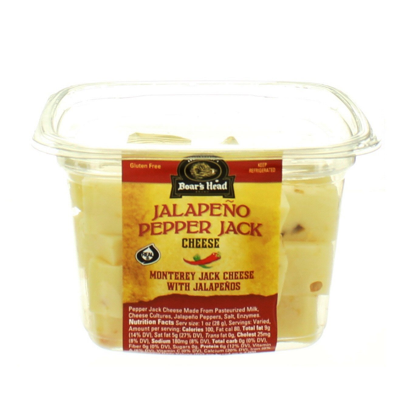 Boar's Head Jalapeño Pepper Jack Cheese Cubes Shop Cheese at HEB