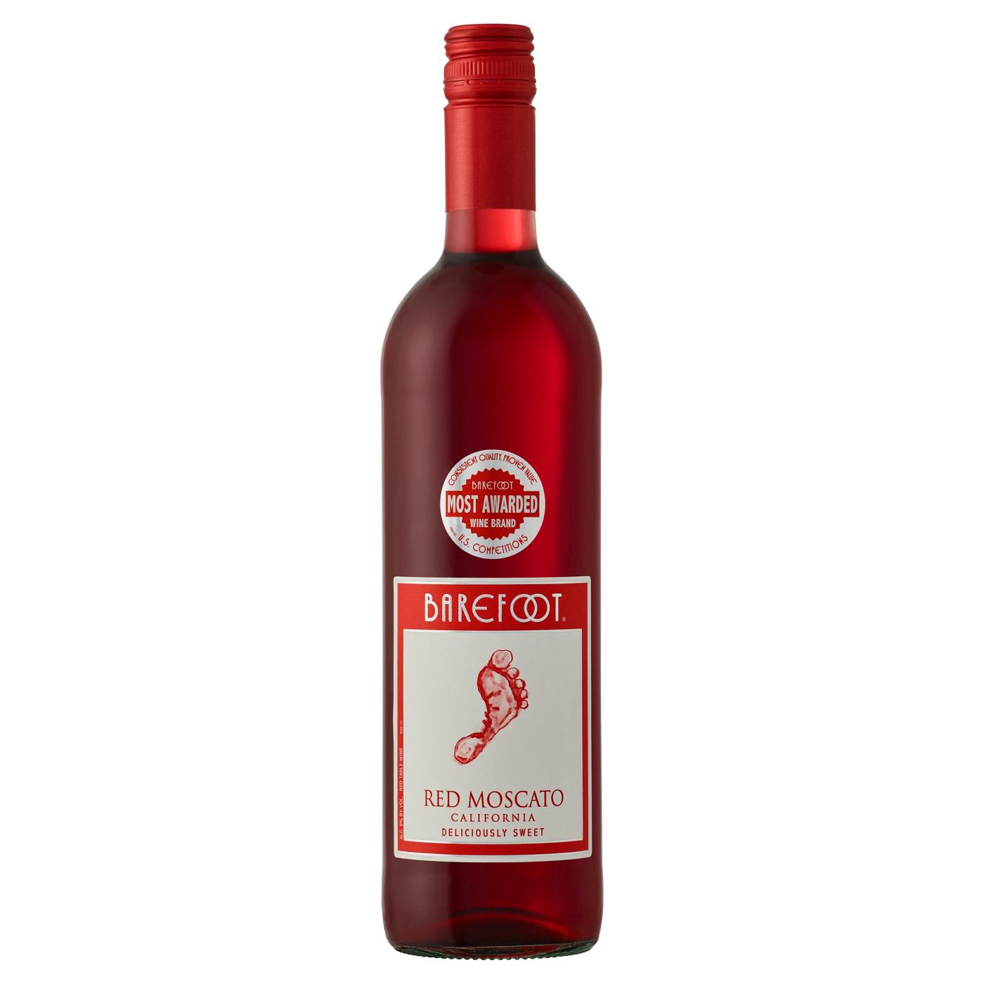 Barefoot Red Moscato Red Wine; image 1 of 4