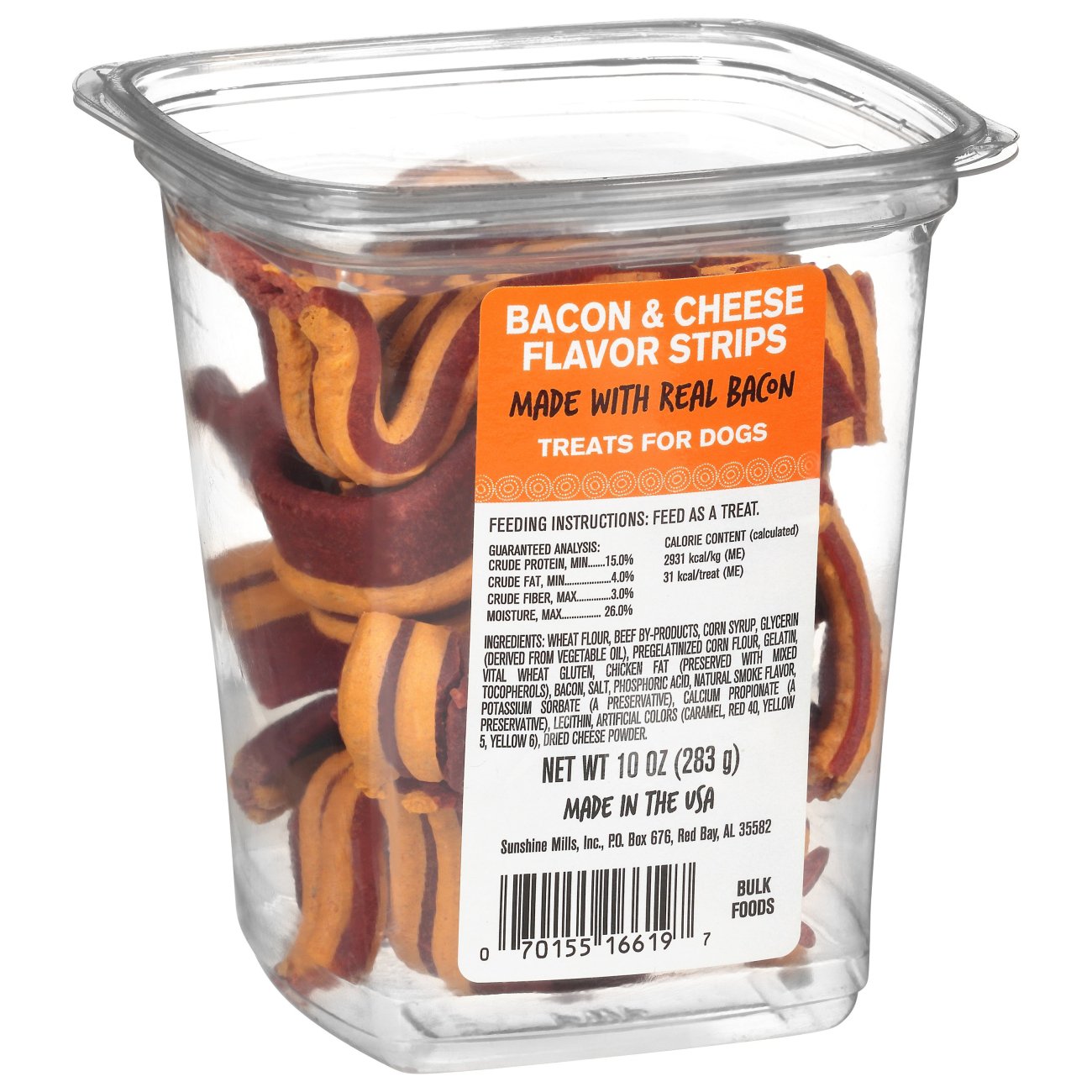 Pet Life Bacon & Cheese Flavor Strips Dog Treats Shop Dogs at HEB