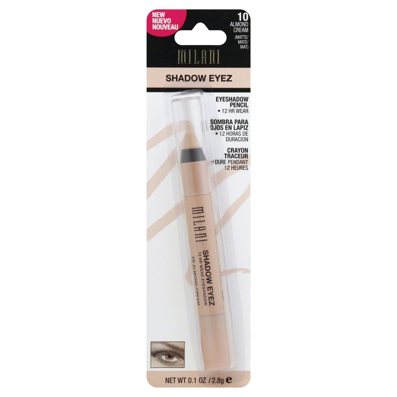 Milani Shadow Eyez Matte Almond Cream Eyeshadow Pencil Shop Eyes at HEB