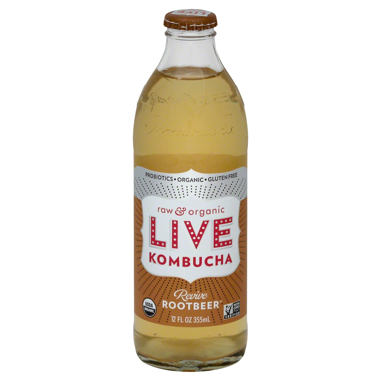 Live Soda Kombucha Revive Rootbeer Soda Shop Tea at HEB