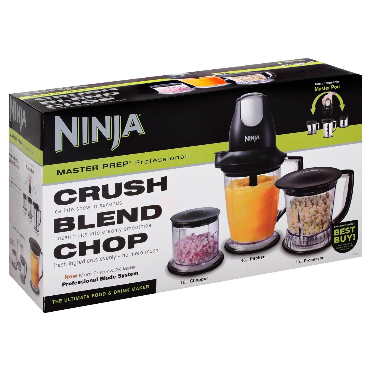 Ninja Master Prep Professional Food Processor Blender QB1000 30