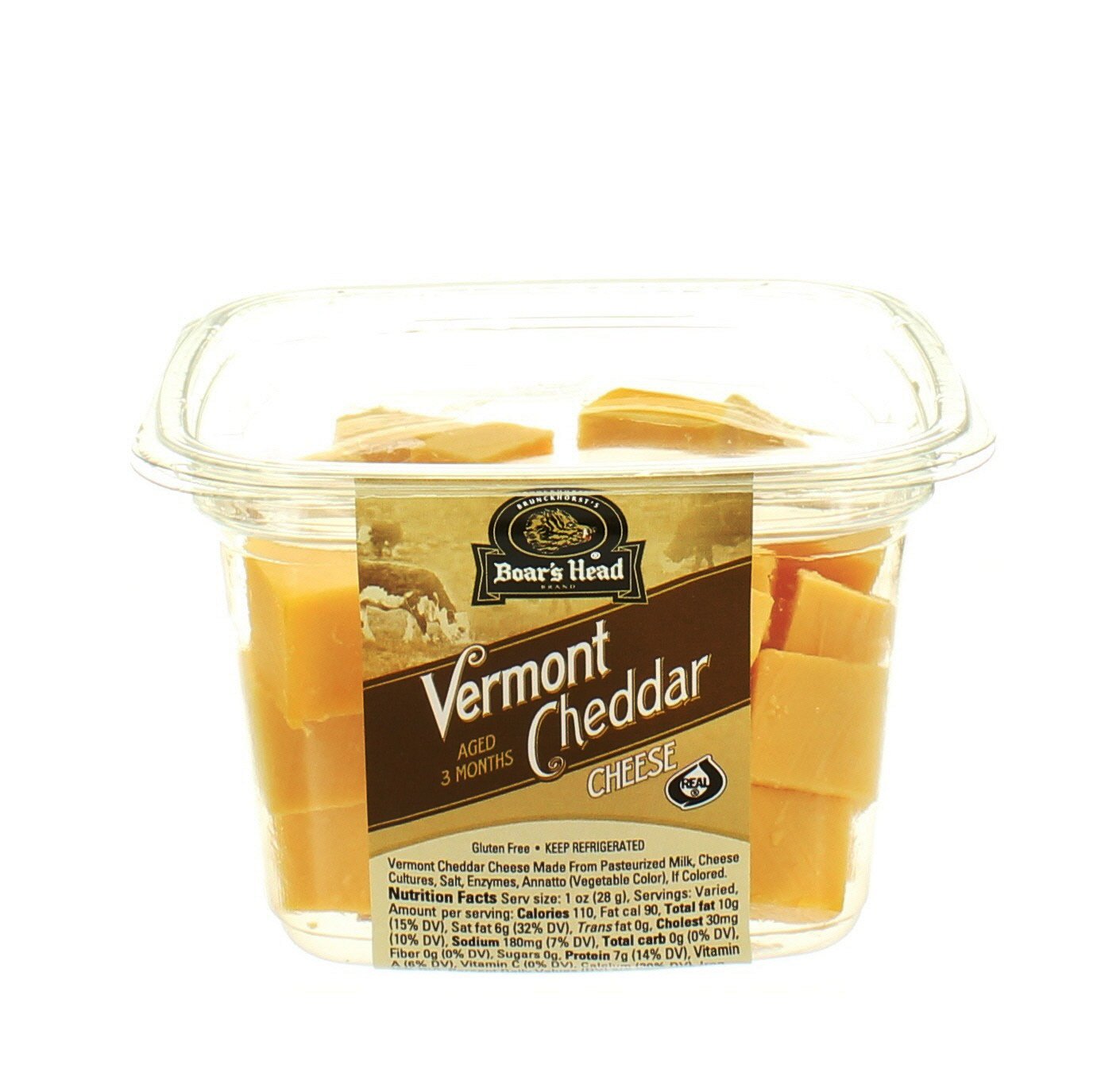 Boar's Head Yellow Vermont Cheddar Cheese Cubes - Shop Cheese at H-E-B