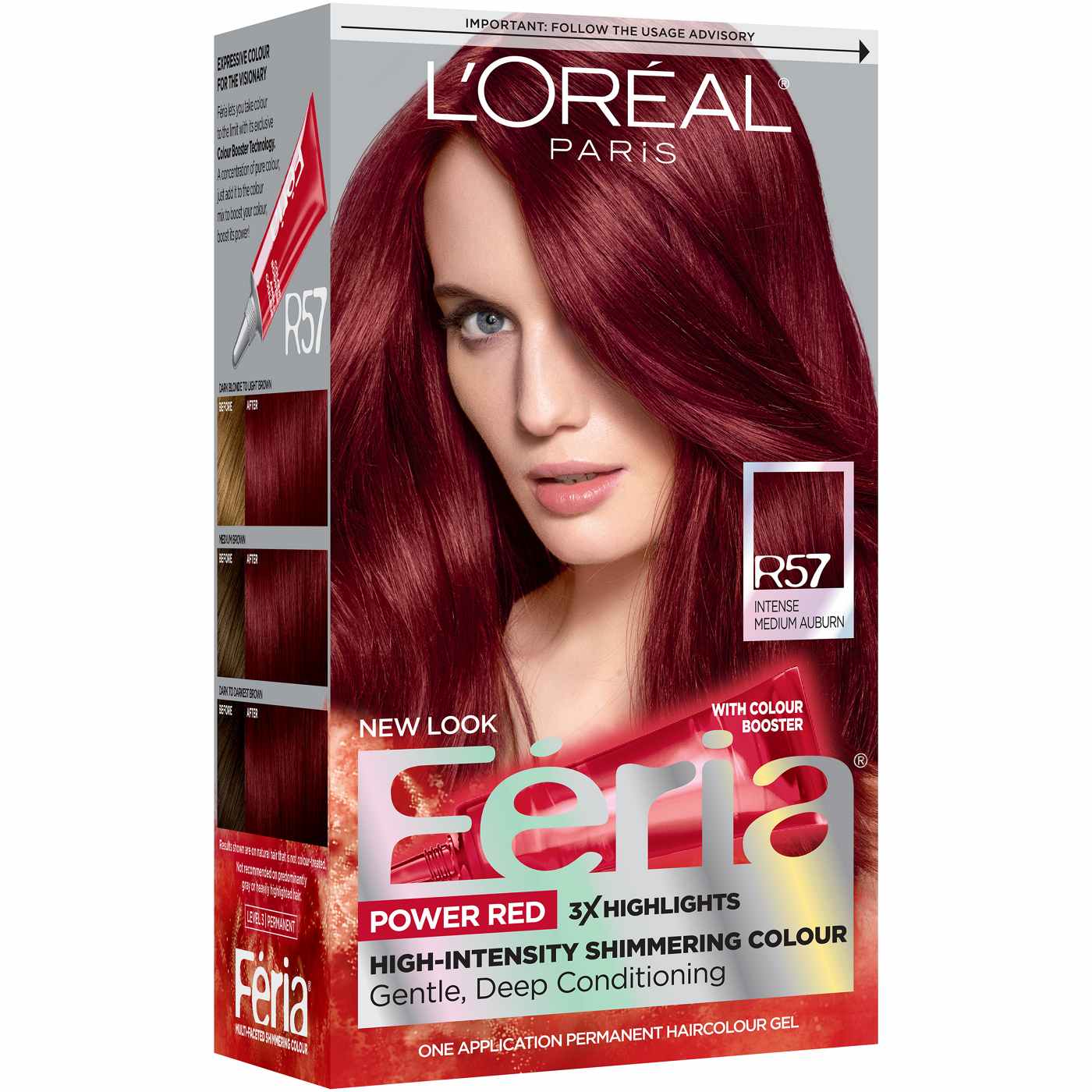 medium dark red hair color