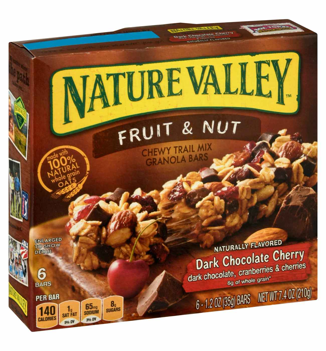 Nature Valley Trail Mix Chewy Dark Chocolate Cherry Granola Bars; image 1 of 2