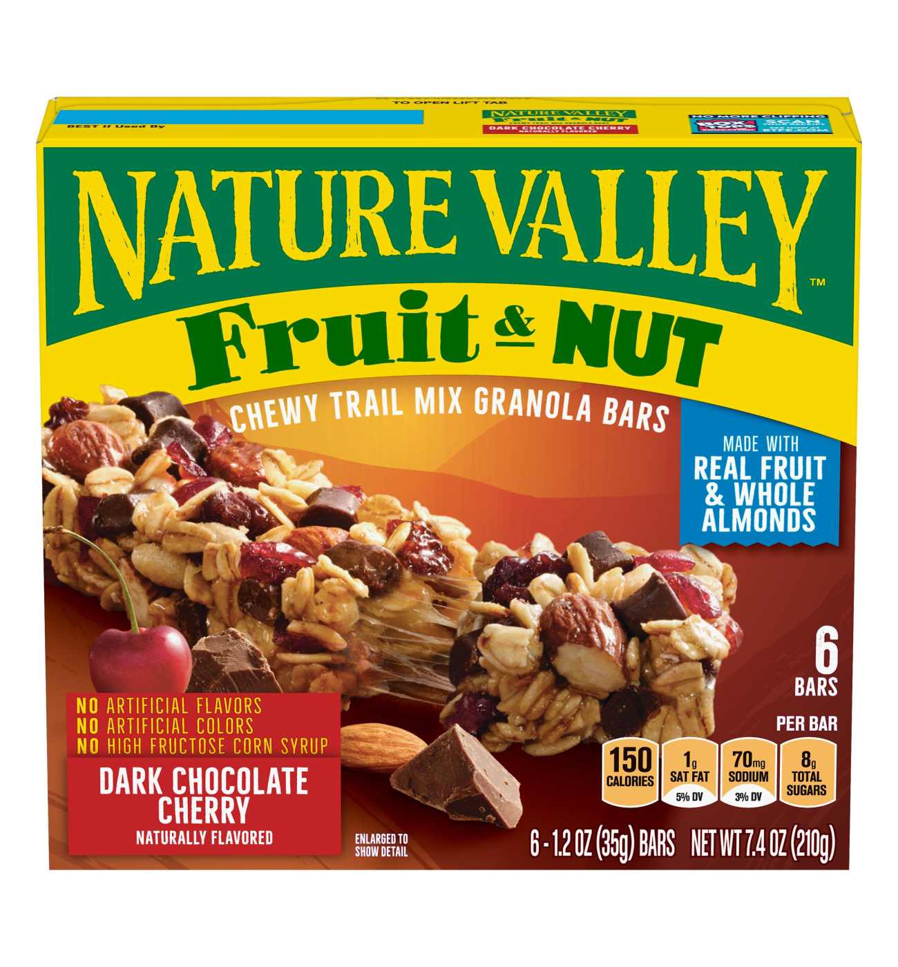 Nature Valley Trail Mix Chewy Dark Chocolate Cherry Granola Bars; image 2 of 2