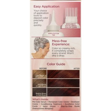L'Oréal Paris Excellence Créme Permanent Hair Color, 4RM Dark Mahogany Red