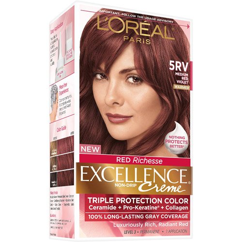 L'Oréal Paris Excellence Creme 5RV Medium Red Violet Warmer - Shop at H-E-B